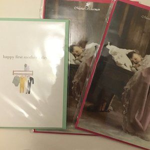 New Baby Card Bundle- 2 Marcel Schurman & 1 Paper Source Set (3) NEW